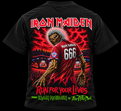 Polera Iron Maiden Negra 100% Algodón | Serigrafía Rock | ENVÍO GRATIS A TODO CHILE